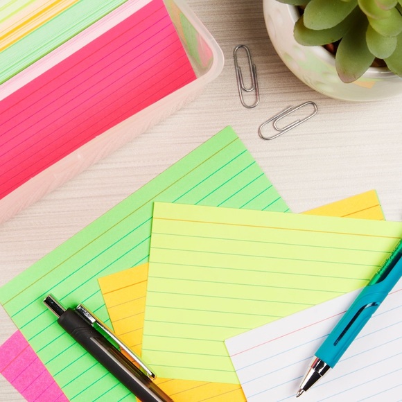 Pen+Gear 200 Heavyweight 3x5” Colorful Ruled Index Cards NWT - Picture 3 of 4